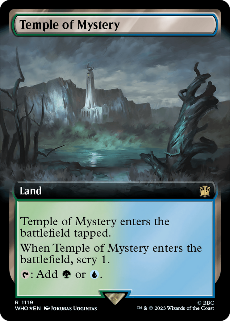 Temple of Mystery (Extended Art) (Surge Foil) [Doctor Who] | Mindsight Gaming