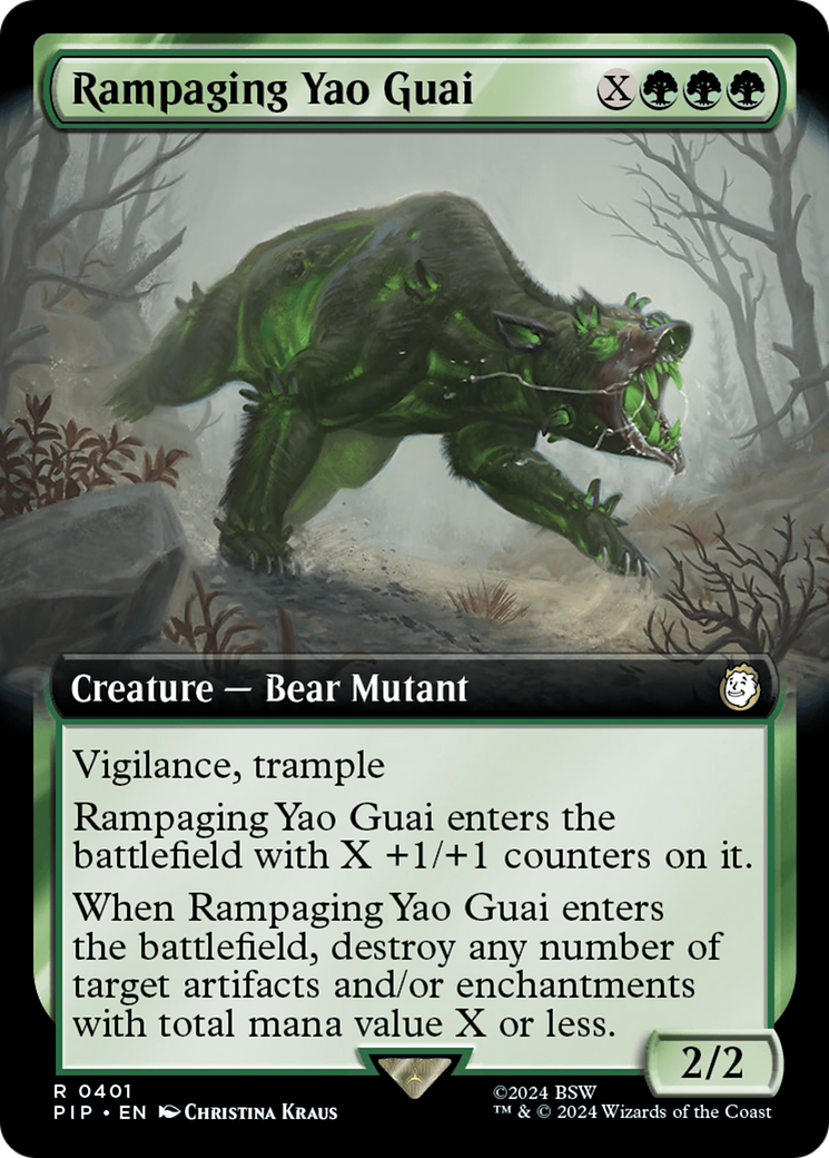 Rampaging Yao Guai (Extended Art) [Fallout] | Mindsight Gaming