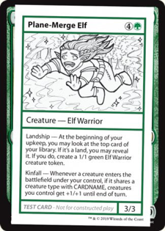 Plane-Merge Elf (2021 Edition) [Mystery Booster Playtest Cards] | Mindsight Gaming