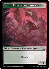 Elemental (9) // Phyrexian Hydra (11) Double-Sided Token [March of the Machine Tokens] | Mindsight Gaming