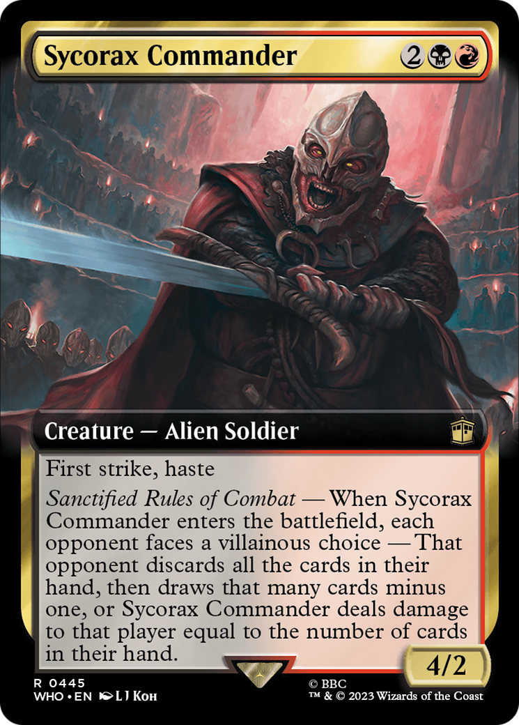 Sycorax Commander (Extended Art) [Doctor Who] | Mindsight Gaming