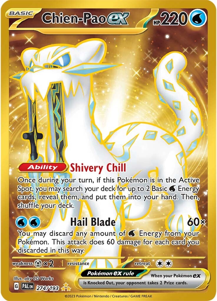 Chien-Pao ex (274/193) [Scarlet & Violet: Paldea Evolved] | Mindsight Gaming