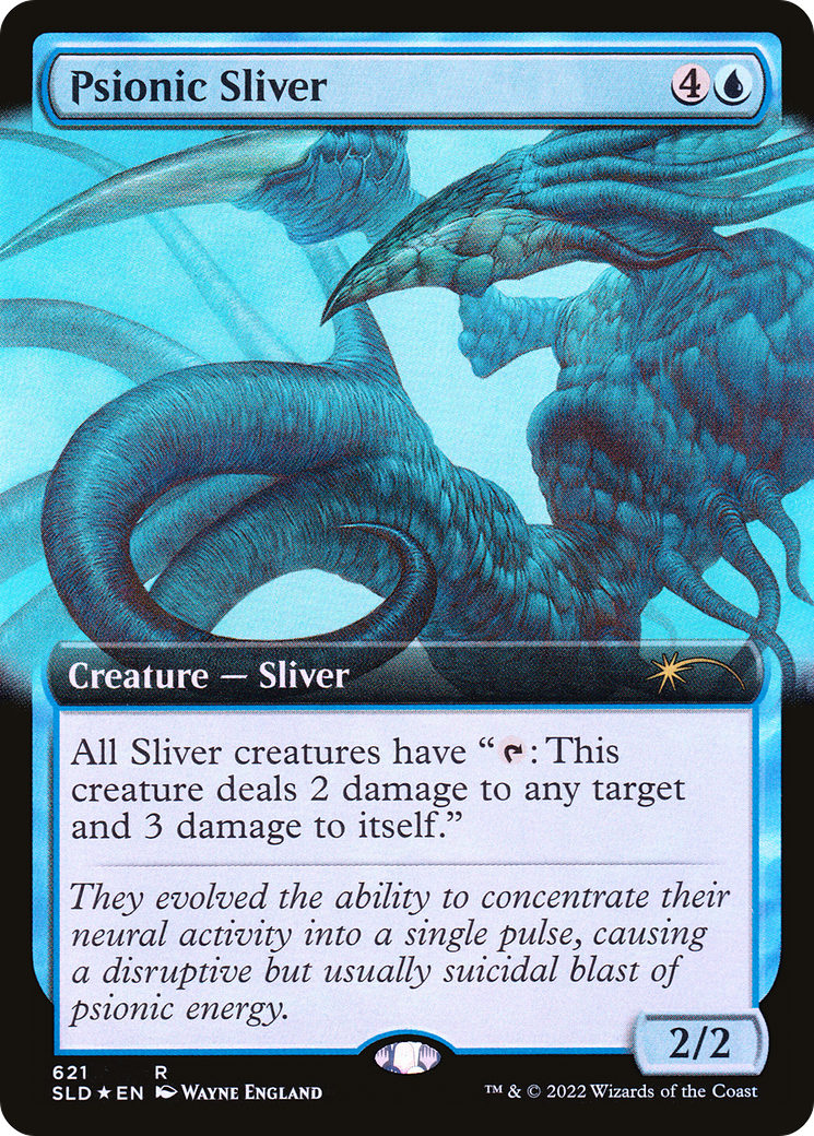 Psionic Sliver (Extended Art) [Secret Lair Drop Promos] | Mindsight Gaming