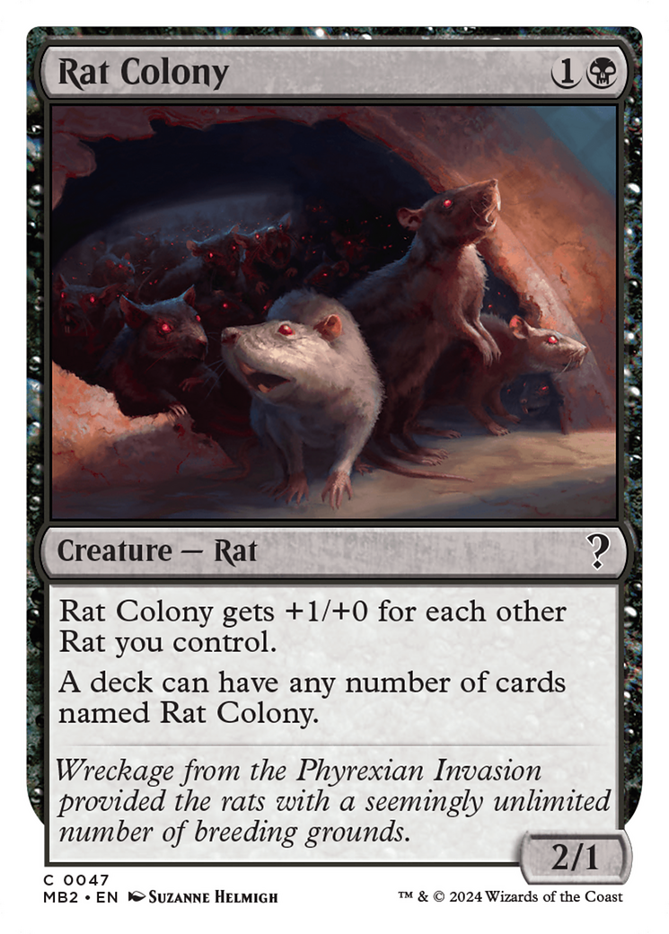 Rat Colony (White Border) [Mystery Booster 2] | Mindsight Gaming