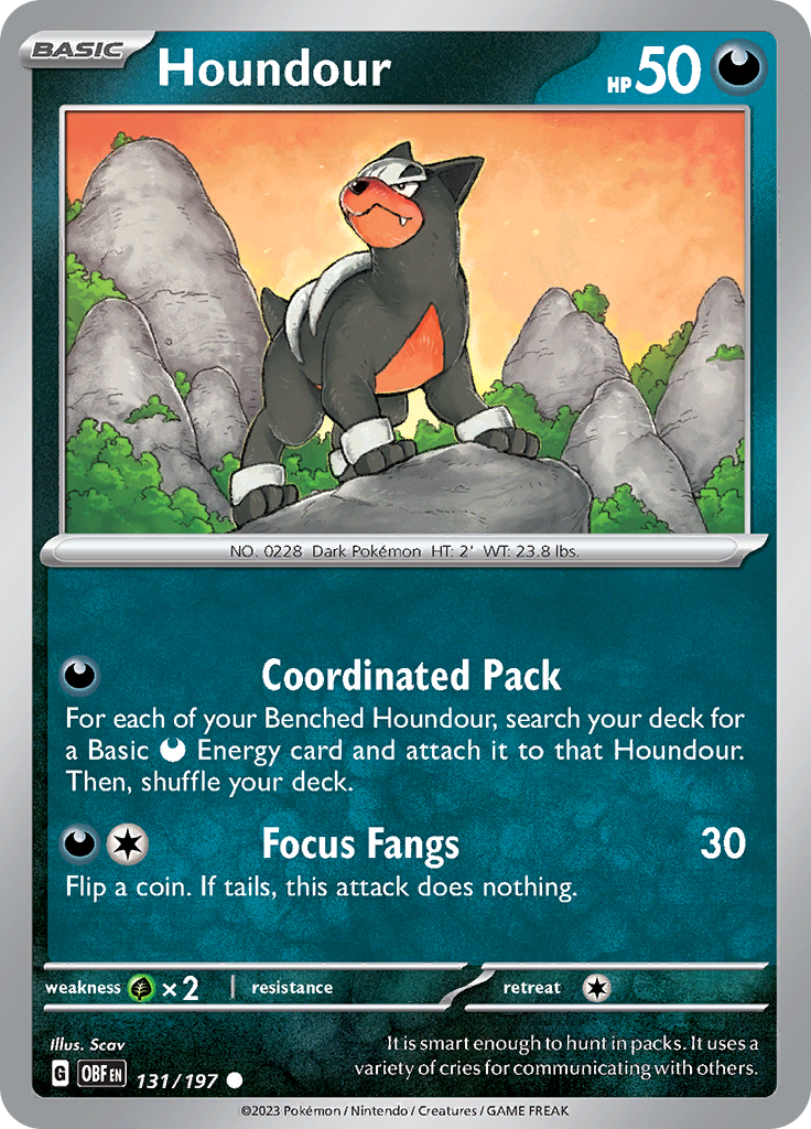 Houndour (131/197) [Scarlet & Violet: Obsidian Flames] | Mindsight Gaming