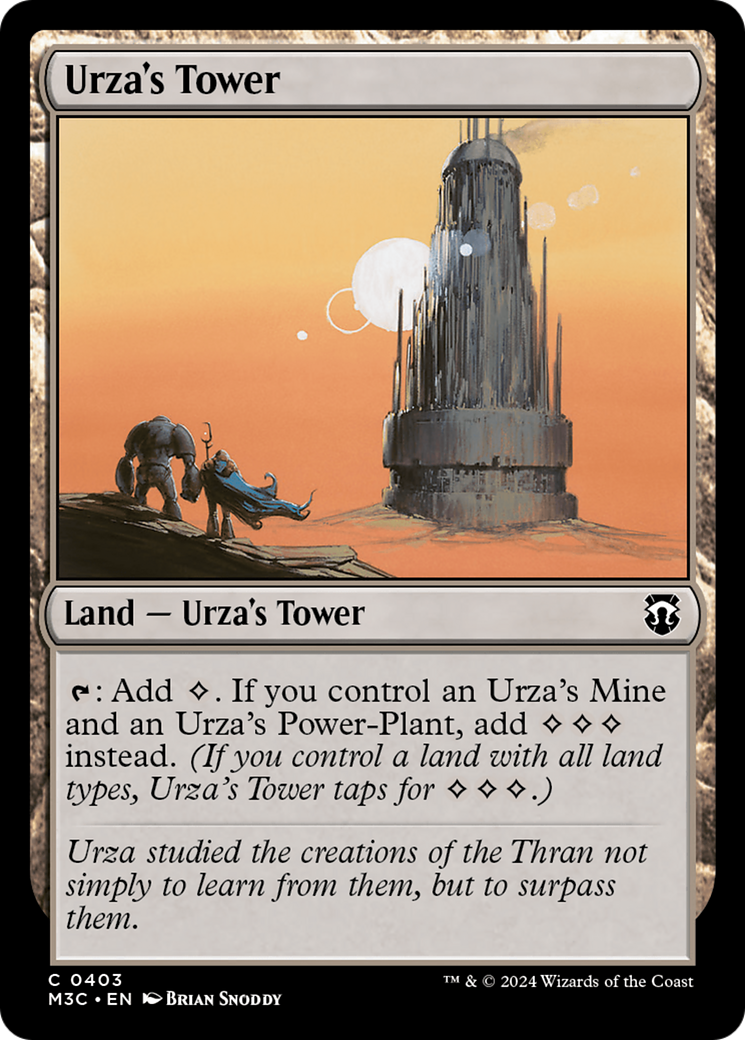 Urza's Tower (Ripple Foil) [Modern Horizons 3 Commander] | Mindsight Gaming