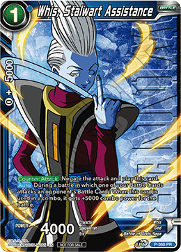 Whis, Stalwart Assistance (Unison Warrior Series Boost Tournament Pack Vol. 7 - Winner) (P-368) [Tournament Promotion Cards] | Mindsight Gaming