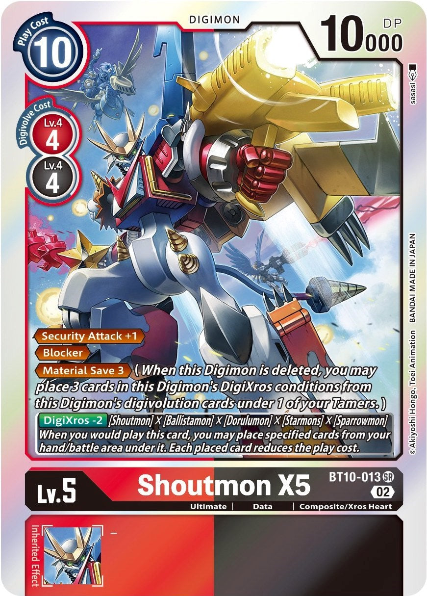 Shoutmon X5 [BT10-013] [Xros Encounter] | Mindsight Gaming