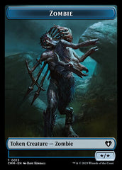 Human Soldier // Zombie (0013) Double-Sided Token [Commander Masters Tokens] | Mindsight Gaming