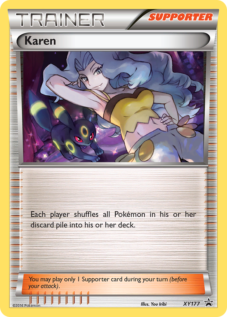 Karen (XY177) [XY: Black Star Promos] | Mindsight Gaming