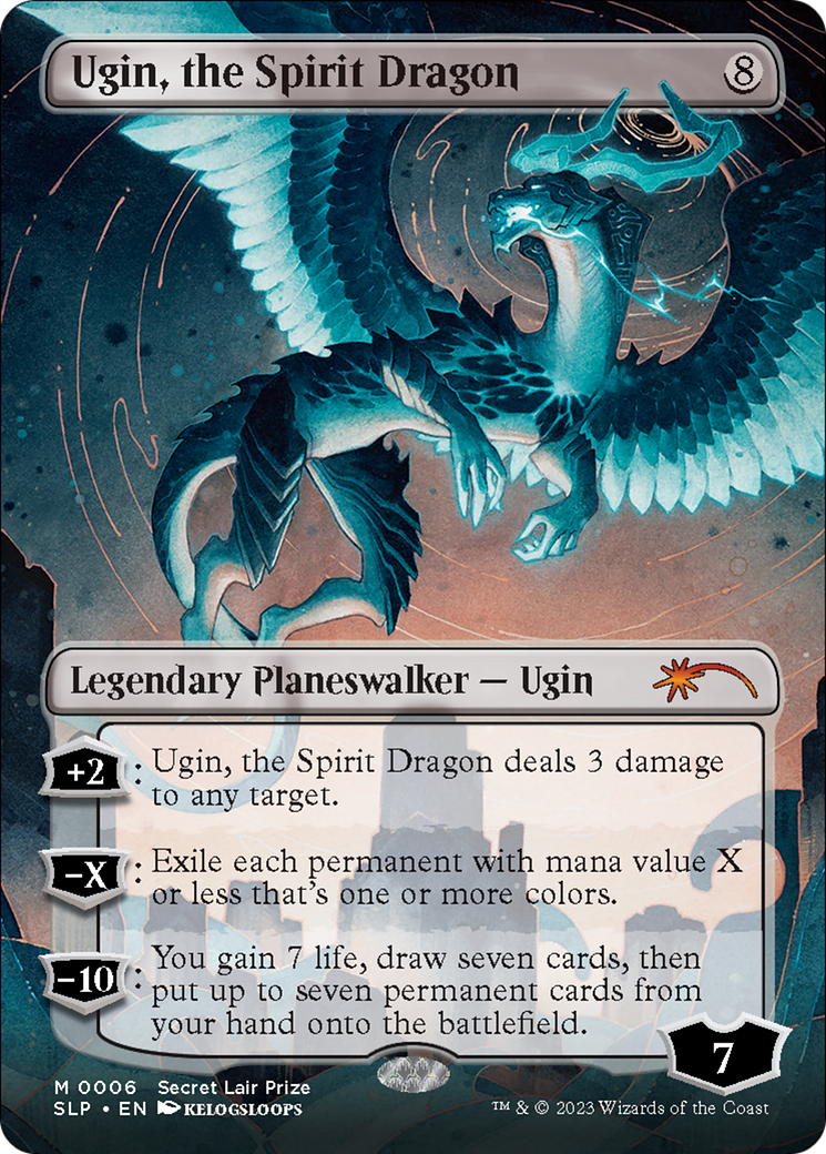 Ugin, the Spirit Dragon (Borderless) [Secret Lair Showdown] | Mindsight Gaming