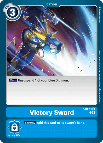 Victory Sword [ST8-11] [Starter Deck: Ulforce Veedramon] | Mindsight Gaming