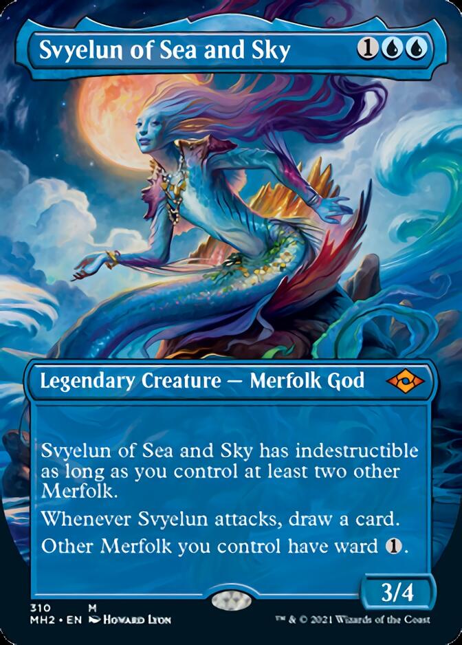 Svyelun of Sea and Sky (Borderless Alternate Art) [Modern Horizons 2] | Mindsight Gaming