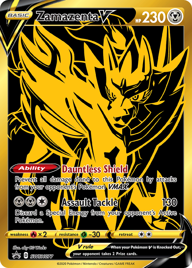 Zamazenta V (SWSH077) [Sword & Shield: Black Star Promos] | Mindsight Gaming