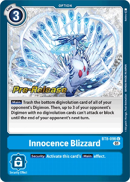 Innocence Blizzard [BT8-098] [New Awakening Pre-Release Cards] | Mindsight Gaming