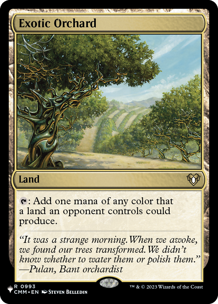 Exotic Orchard (CMM) [The List] | Mindsight Gaming