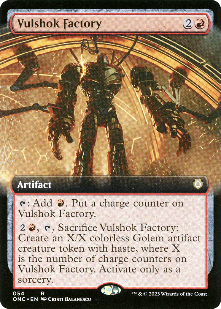 Vulshok Factory (Extended Art) [Phyrexia: All Will Be One Commander] | Mindsight Gaming