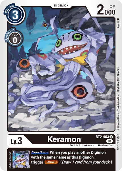 Keramon [BT2-053] (Tamer Party Vol. 3) [Release Special Booster Promos] | Mindsight Gaming