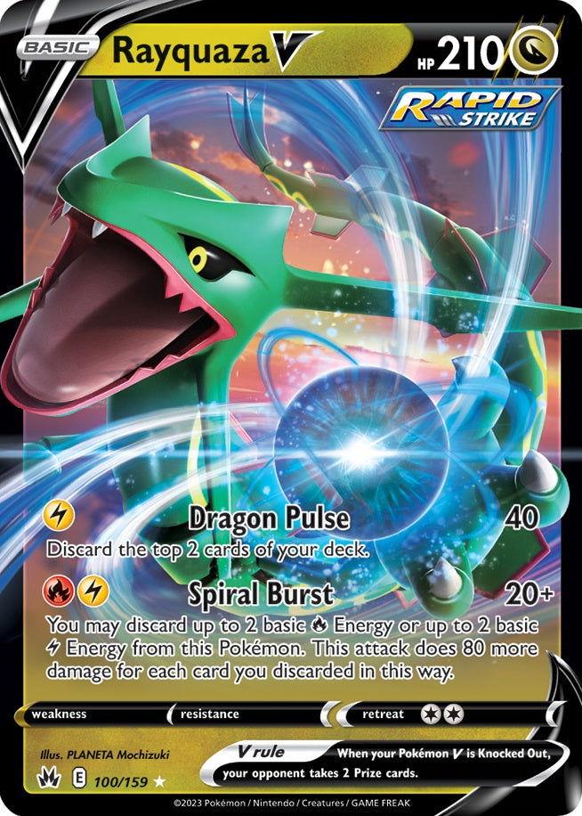 Rayquaza V 100/159 (Jumbo Card) [Sword & Shield: Evolving Skies] | Mindsight Gaming