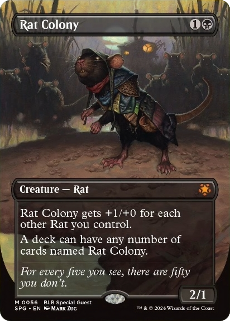 Rat Colony (Borderless) [Bloomburrow Special Guests] | Mindsight Gaming