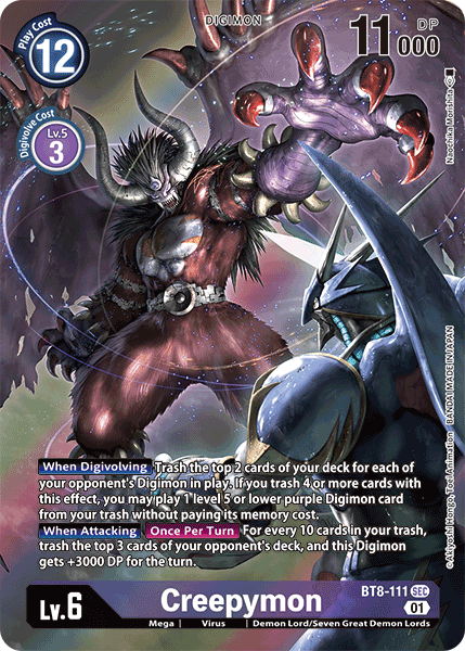 Creepymon [BT8-111] (Alternate Art) [New Awakening] | Mindsight Gaming