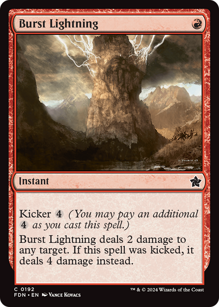 Burst Lightning [Foundations] | Mindsight Gaming