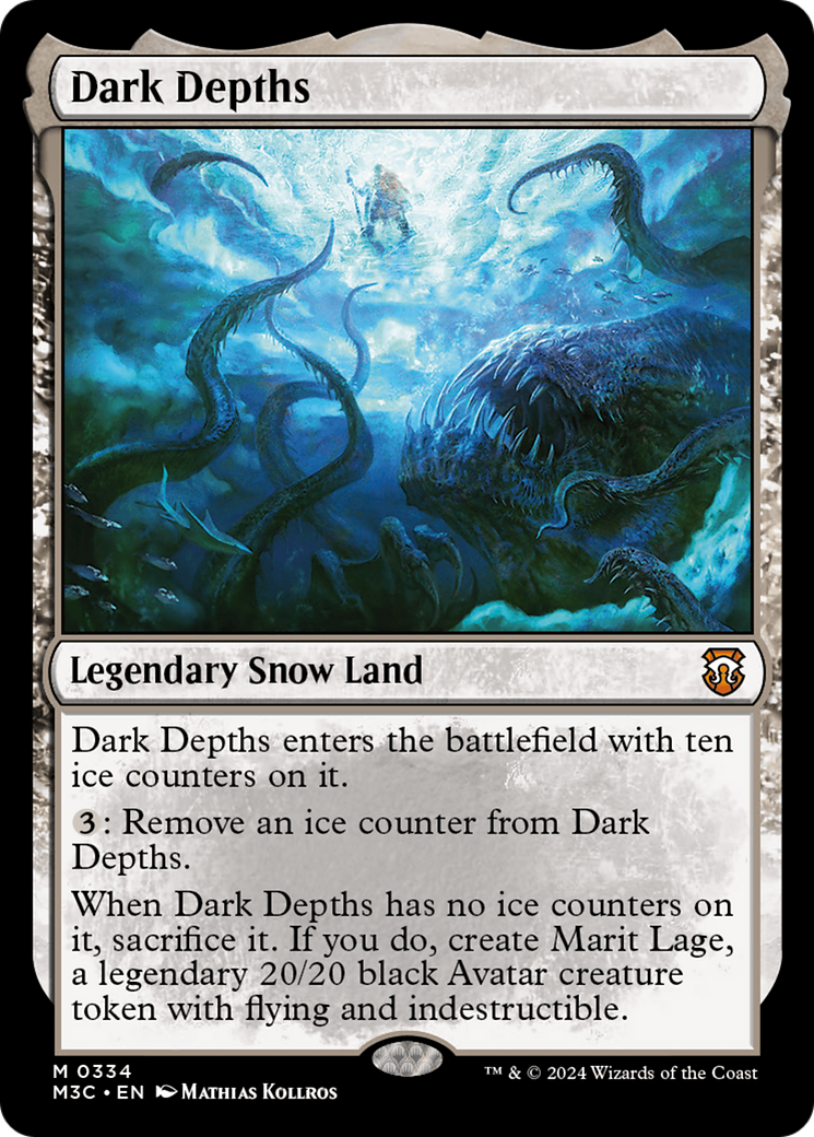 Dark Depths (Ripple Foil) [Modern Horizons 3 Commander] | Mindsight Gaming