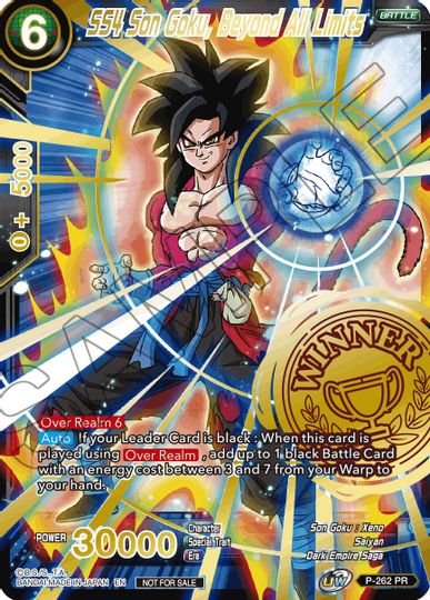 SS4 Son Goku, Beyond All Limits (Alternate Art Set 2021 Vol. 3) (P-262) [Tournament Promotion Cards] | Mindsight Gaming