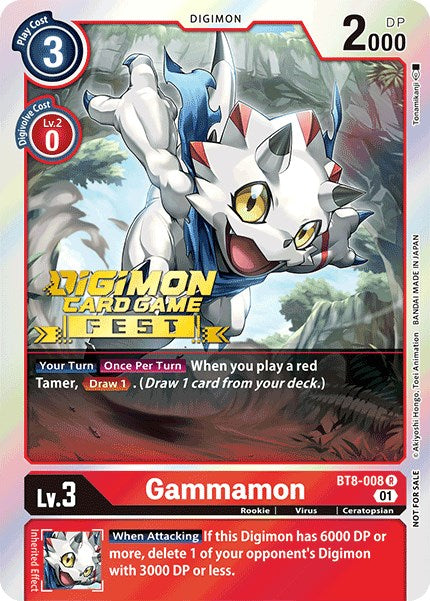 Gammamon [BT8-008] (Digimon Card Game Fest 2022) [New Awakening Promos] | Mindsight Gaming