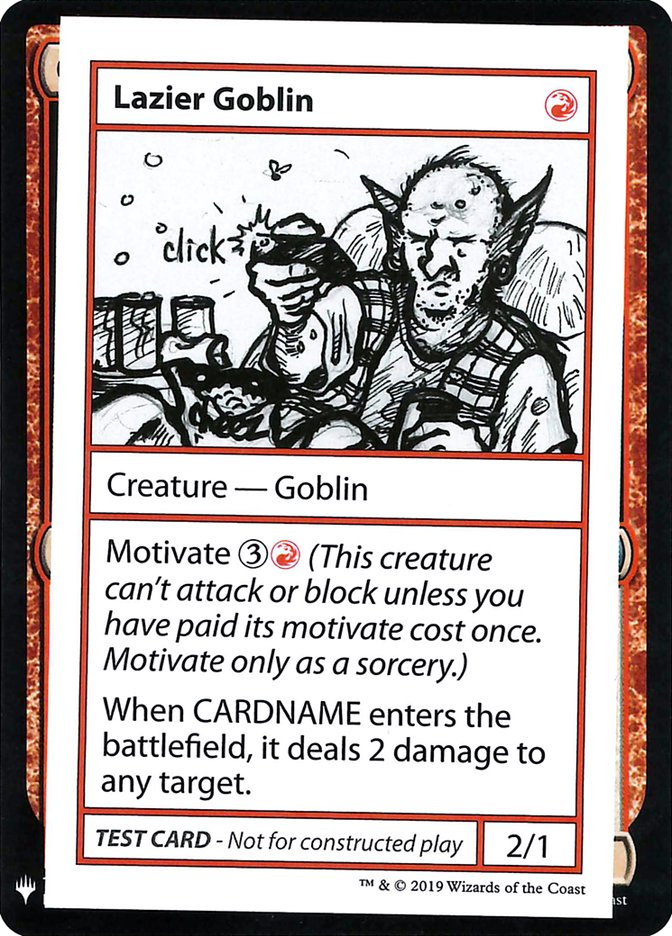 Lazier Goblin [Mystery Booster Playtest Cards] | Mindsight Gaming