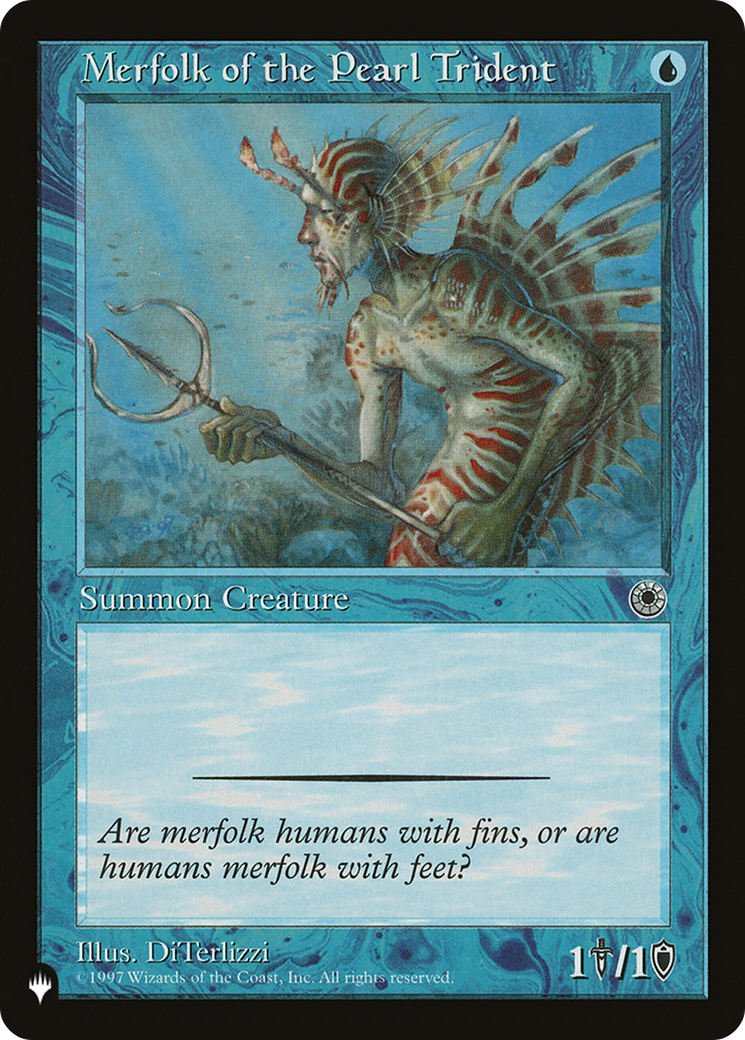 Merfolk of the Pearl Trident [The List Reprints] | Mindsight Gaming