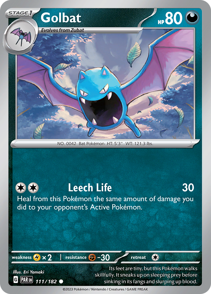 Golbat (111/182) [Scarlet & Violet: Paradox Rift] | Mindsight Gaming