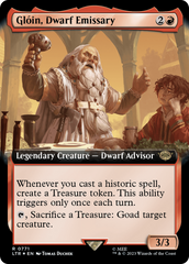 Gloin, Dwarf Emissary (Extended Art) (Surge Foil) [The Lord of the Rings: Tales of Middle-Earth] | Mindsight Gaming