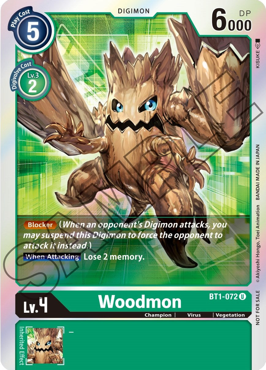 Woodmon [BT1-072] (Event Pack 1) [Release Special Booster Promos] | Mindsight Gaming