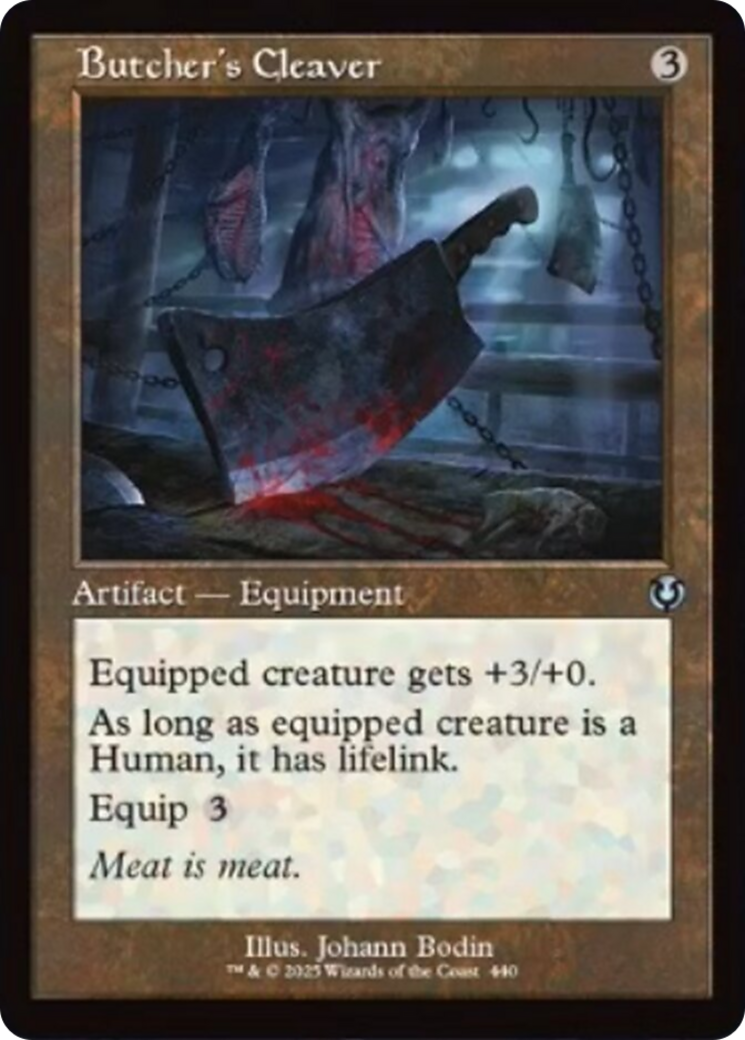 Butcher's Cleaver (Retro Frame) [Innistrad Remastered] | Mindsight Gaming