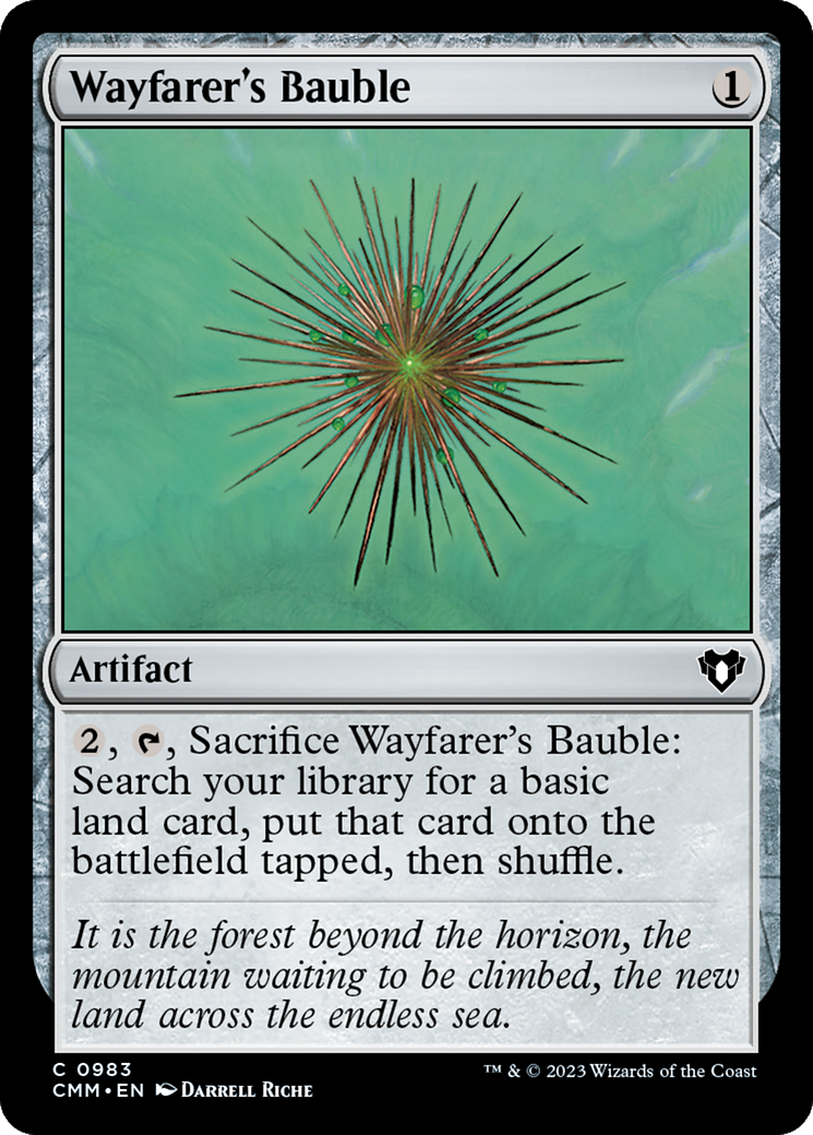 Wayfarer's Bauble [Commander Masters] | Mindsight Gaming