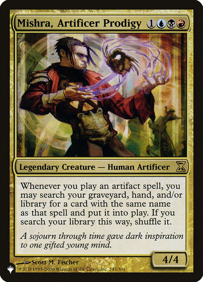 Mishra, Artificer Prodigy [The List] | Mindsight Gaming