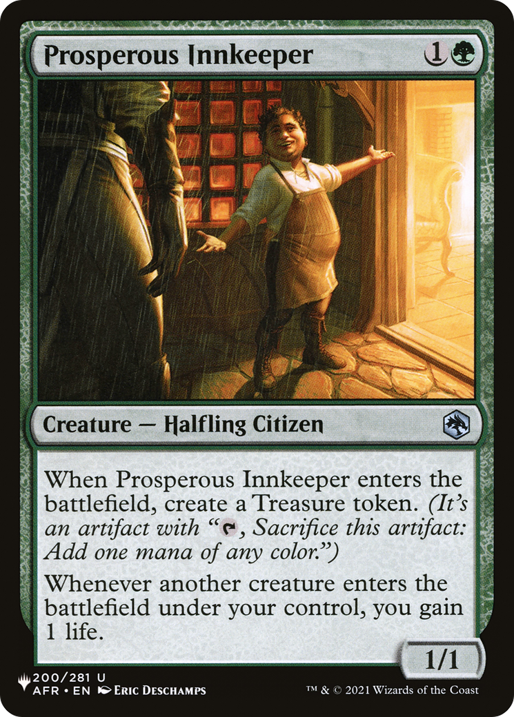 Prosperous Innkeeper [The List Reprints] | Mindsight Gaming