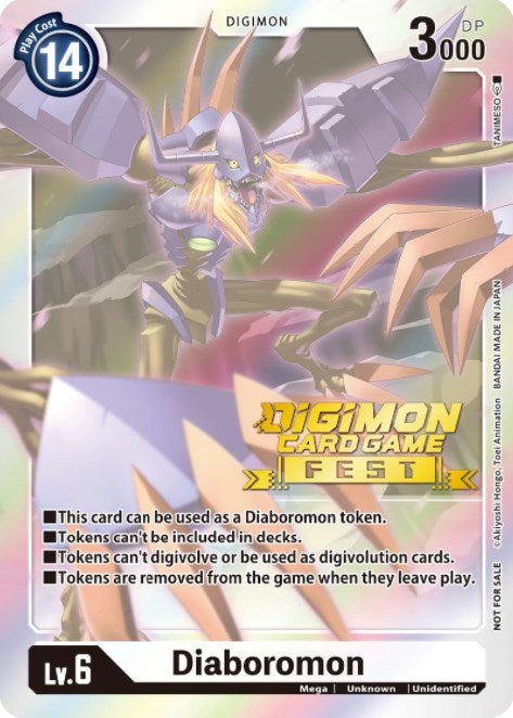 Diaboromon Token (Digimon Card Game Fest 2022) [Release Special Booster Promos] | Mindsight Gaming