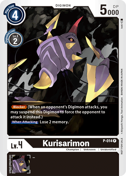 Kurisarimon [P-014] [Promotional Cards] | Mindsight Gaming