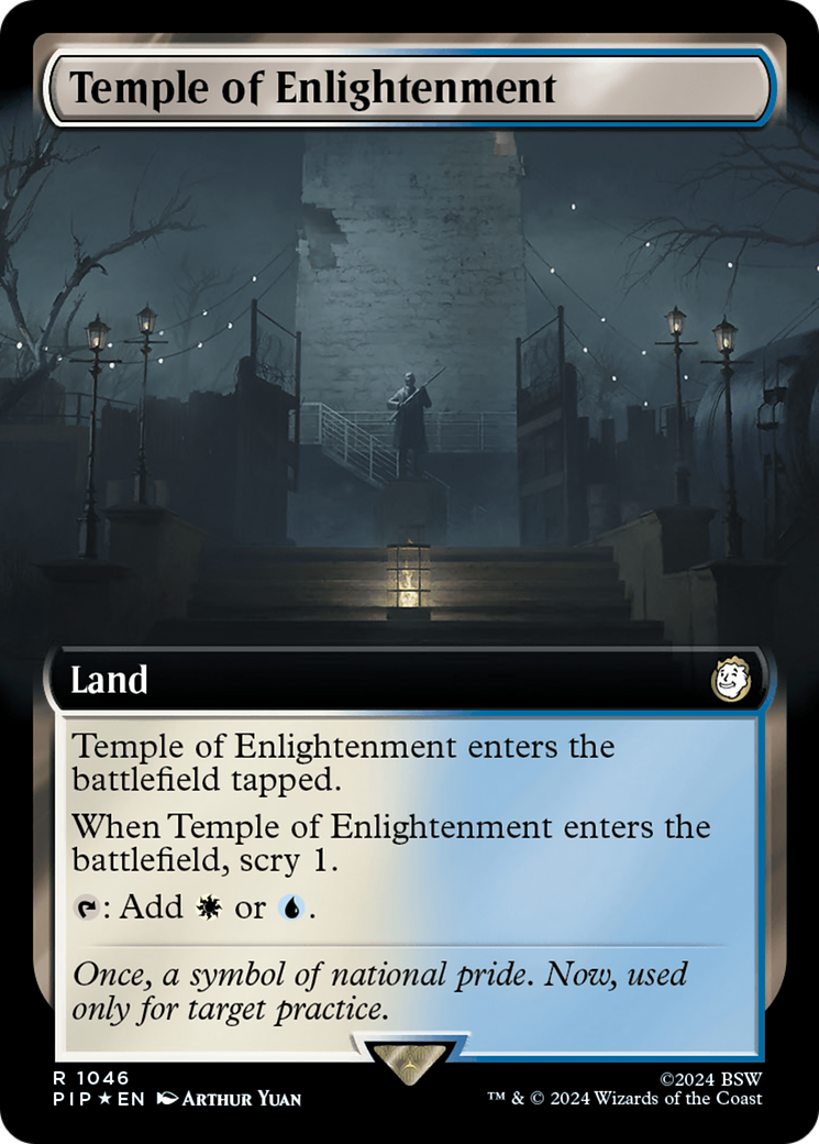 Temple of Enlightenment (Extended Art) (Surge Foil) [Fallout] | Mindsight Gaming