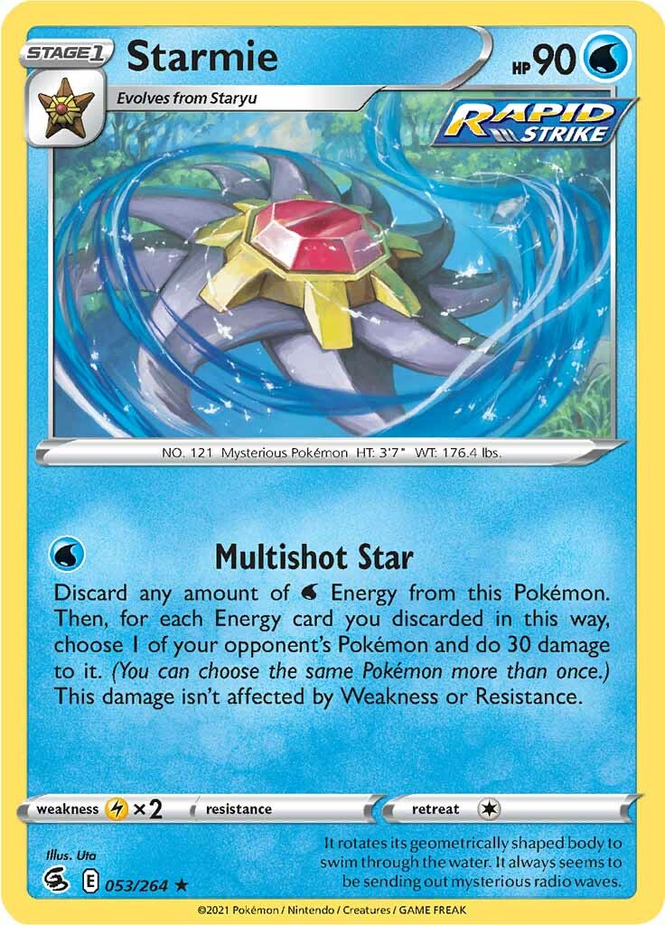 Starmie (053/264) [Sword & Shield: Fusion Strike] | Mindsight Gaming