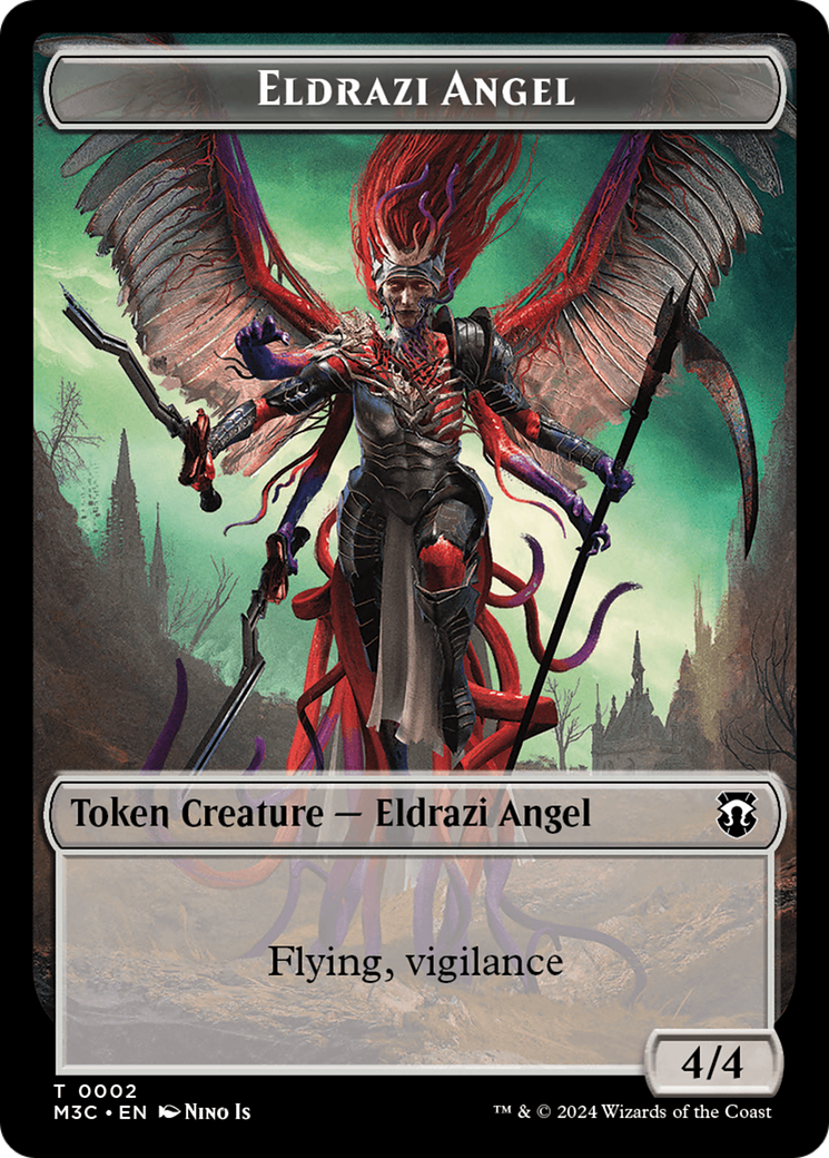 Eldrazi Angel // Copy Double-Sided Token [Modern Horizons 3 Commander Tokens] | Mindsight Gaming