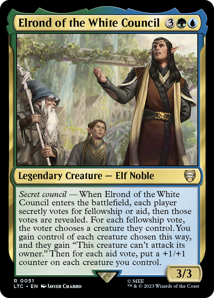 Elrond of the White Council [The Lord of the Rings: Tales of Middle-Earth Commander] | Mindsight Gaming