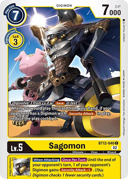 Sagomon [BT12-040] [Across Time] | Mindsight Gaming