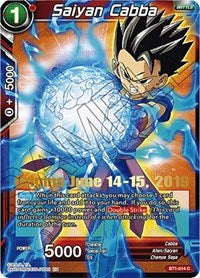 Saiyan Cabba (Origins 2019) (BT1-014) [Tournament Promotion Cards] | Mindsight Gaming