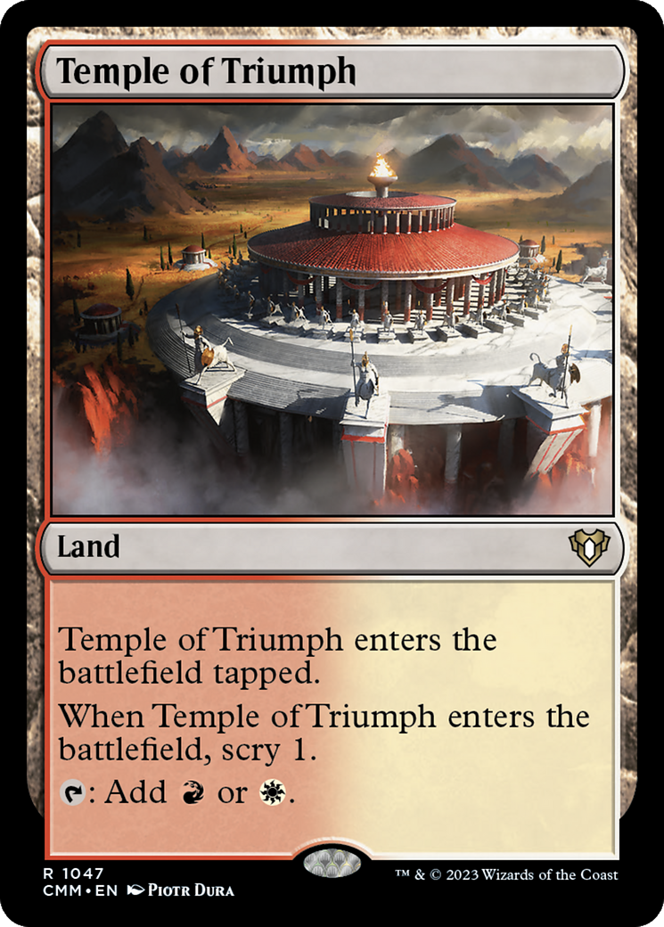 Temple of Triumph [Commander Masters] | Mindsight Gaming