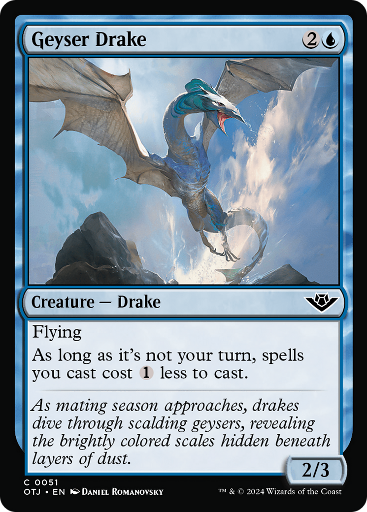 Geyser Drake [Outlaws of Thunder Junction] | Mindsight Gaming