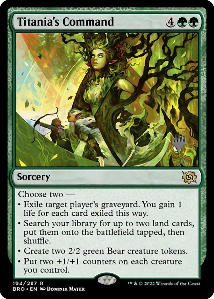 Titania's Command (Promo Pack) [The Brothers' War Promos] | Mindsight Gaming