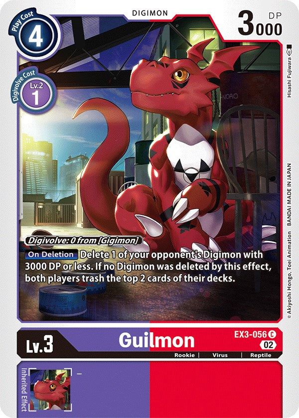 Guilmon [EX3-056] [Draconic Roar] | Mindsight Gaming